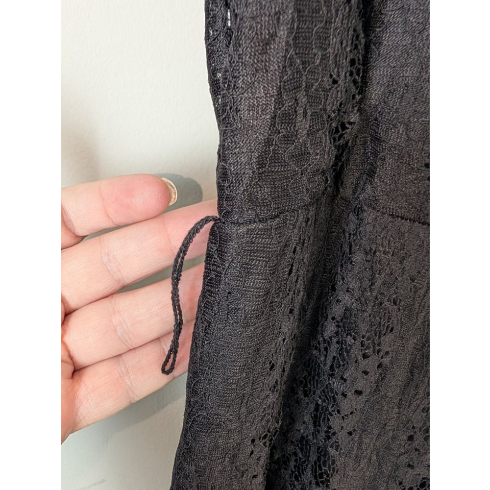 FOREVER WOMAN Black Lace Mini Dress 2X, women's - Picture 2 of 6